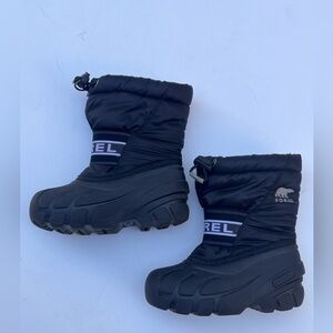 Sorel Black Insulated Snow Boots
